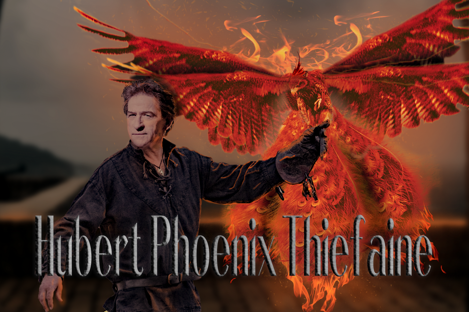 Hubert Felix Thiephaine qui porte sur son bras un Phoenix, en titre hubert pheonix thiefaine